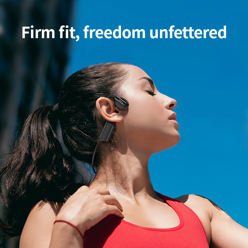 Producto puntual Bluetooth inalámbrico IP54 impermeable deportes oído abierto mejores auriculares de conducción ósea económicos