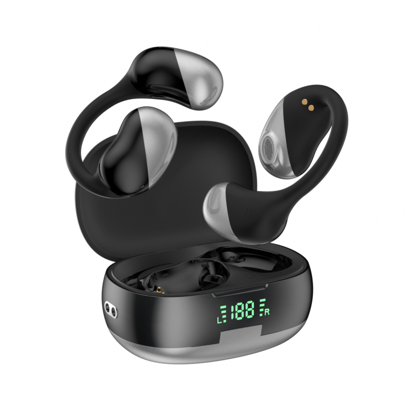 Auriculares inalámbricos Bluetooth estéreo personalizados de fábrica OWS abiertos para deportes a prueba de agua Alibaba