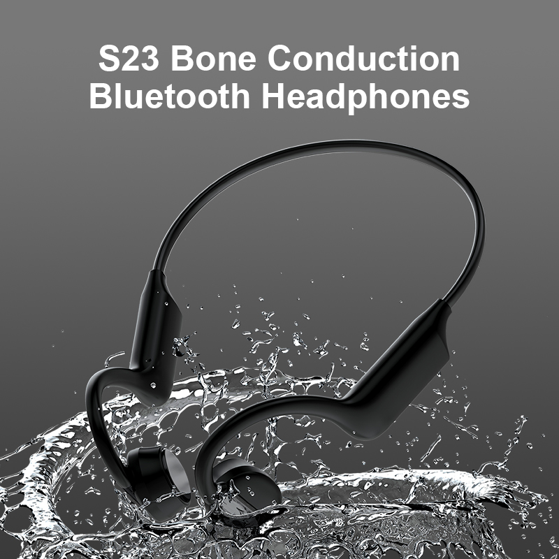 Venta directa Bluetooth inalámbrico IP54 deportes impermeables tecnología de conducción ósea abierta