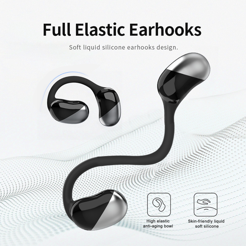 Los auriculares elegantes del oído abierto impermeabilizan los auriculares inalámbricos Bluetooth al por mayor