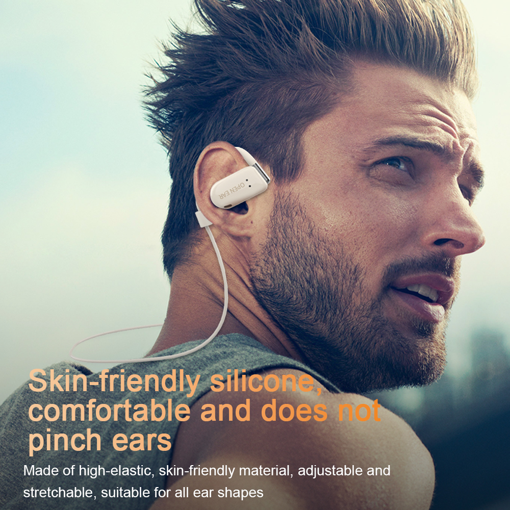 OWS nuevos auriculares inalámbricos de deporte Bluetooth auriculares abiertos impermeables con micrófono auriculares de género
