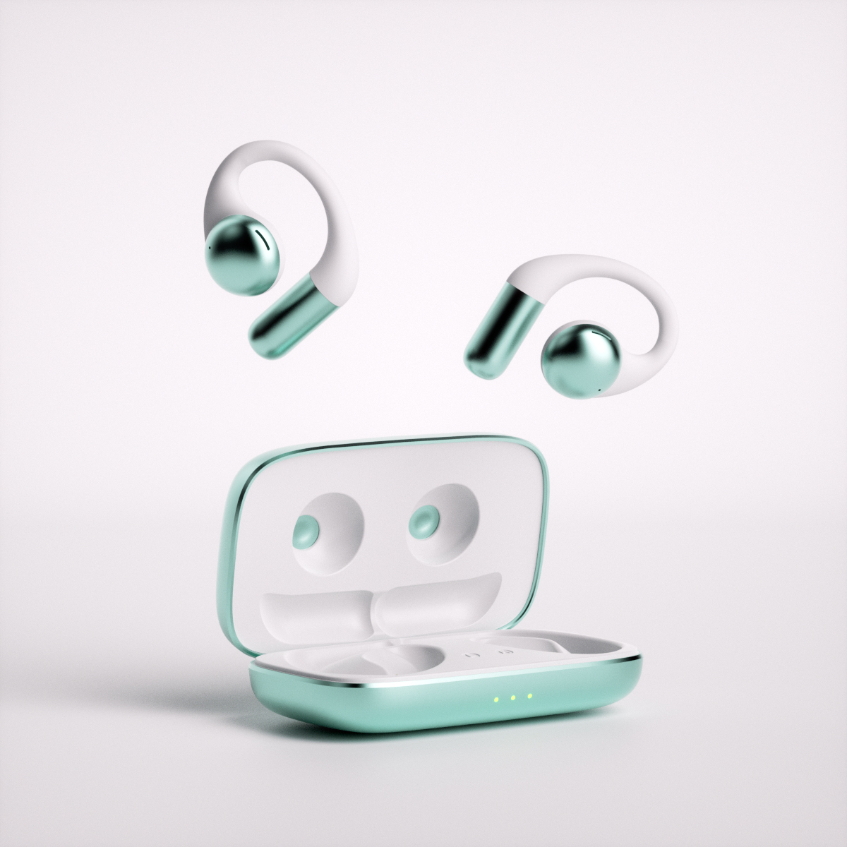 Auriculares de conducción ósea de oído abierto con cancelación de ruido OWS de personalización profesional 