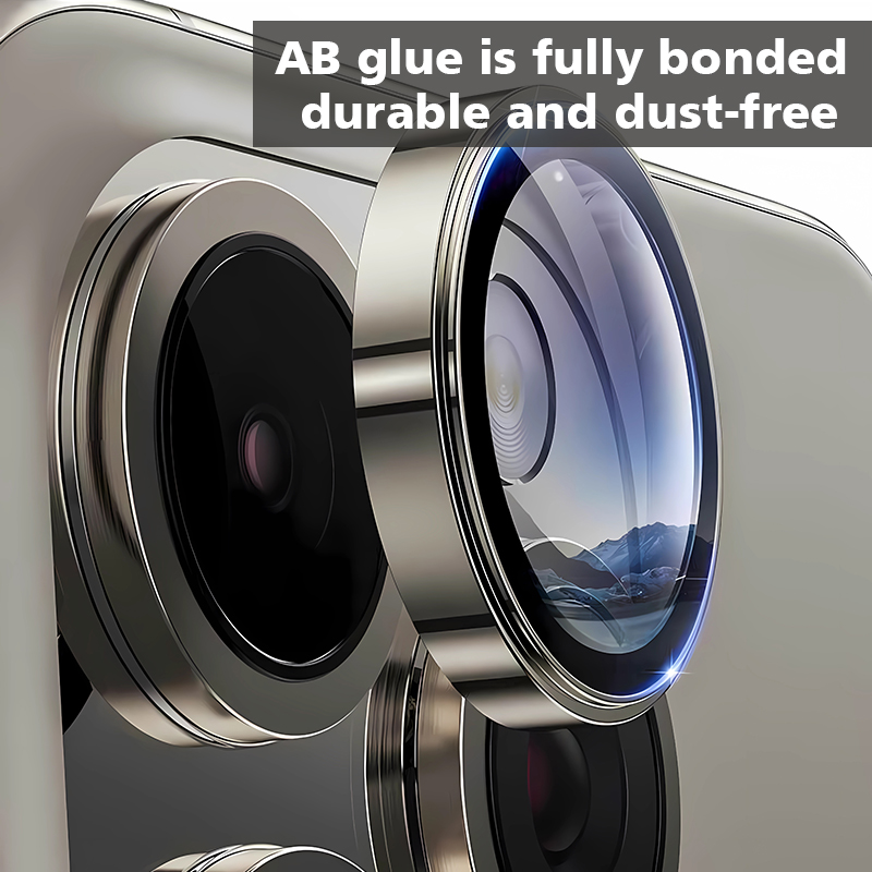 Protector completo de alta calidad de la lente del pegamento de los accesorios del teléfono para las lentes de cámara Iphone 15 Pro Max
