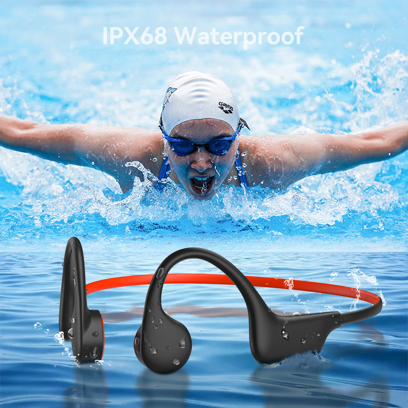 S6 Bluetooth Auriculares de conducción ósea OEM y ODM a prueba de agua IP68