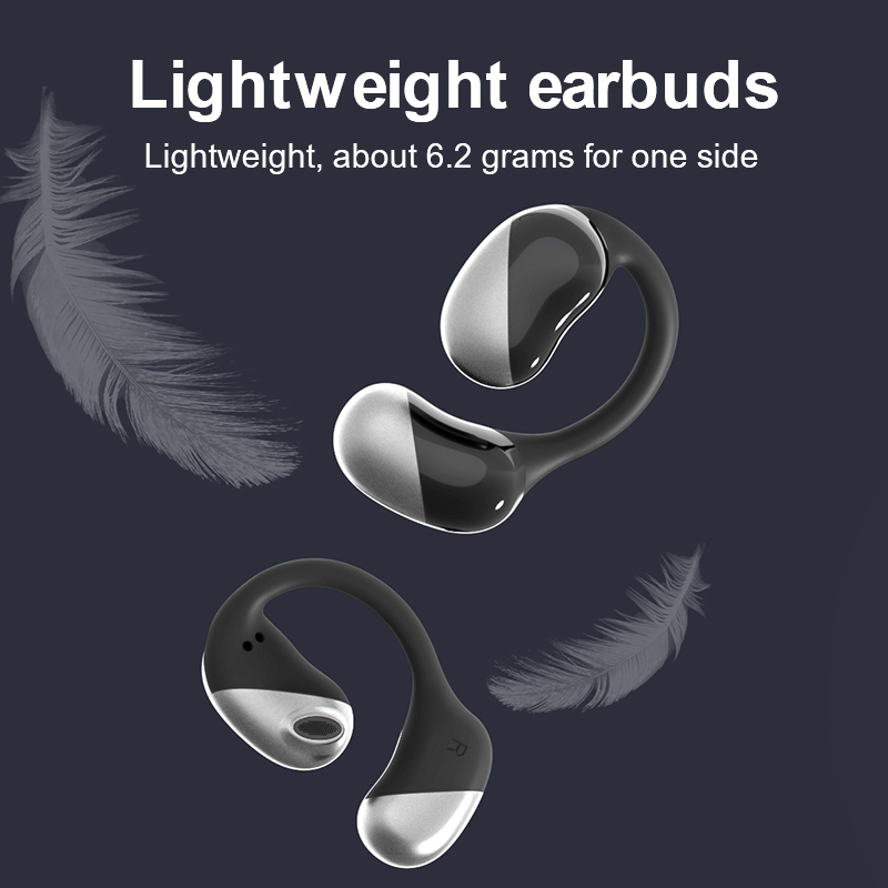Nuevo Bluetooth 5.3 Llamada inteligente Reducción de ruido Oído abierto Entrenamiento Deportes Auriculares estéreo