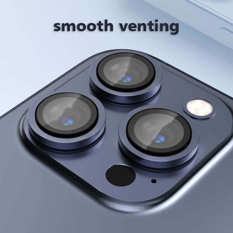 Protector completo de alta calidad de la lente del pegamento de los accesorios del teléfono para las lentes de cámara Iphone 15 Pro Max