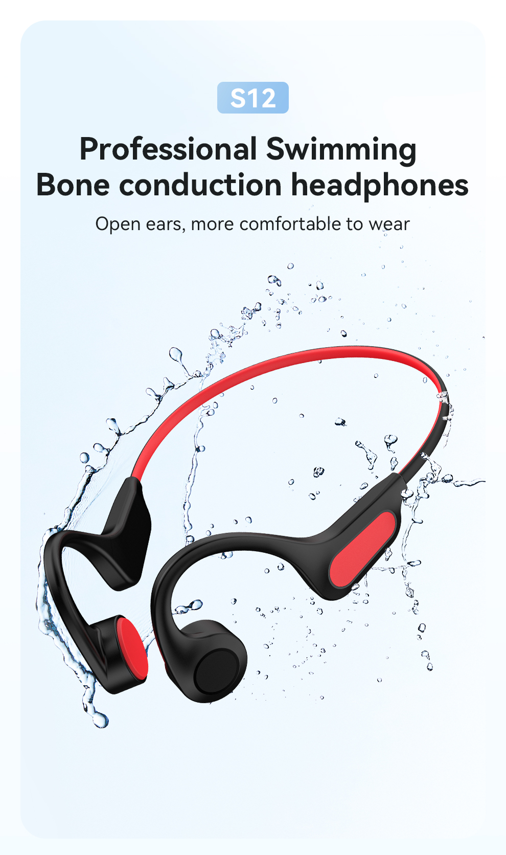 Auriculares Bluetooth de conducción ósea