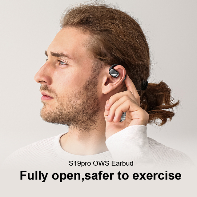 Nuevo Bluetooth 5.3 Llamada inteligente Reducción de ruido Oído abierto Entrenamiento Deportes Auriculares estéreo